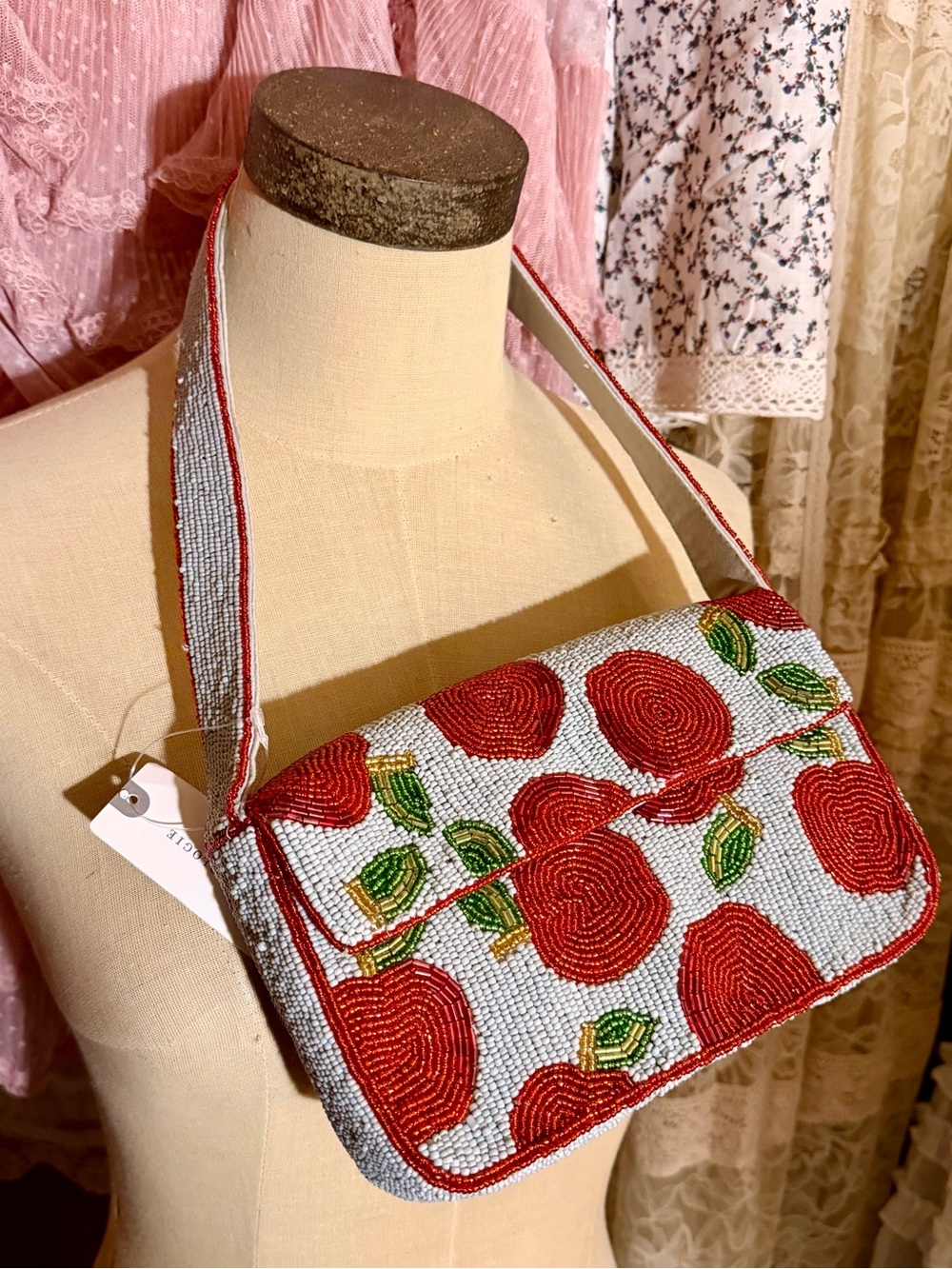 Anthropologie ~ Fiona Beaded Bag: Food & Drink Edition🍎
